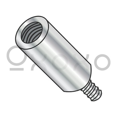 Oxoxo 4-40X7/8 One Quarter Round Male Female Standoff Brass Nickel, 500PK 335595