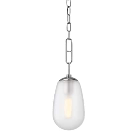 Hudson Valley Lighting Bruckner 1 Light Pendant 6 In. Polished Nickel 2106-PN