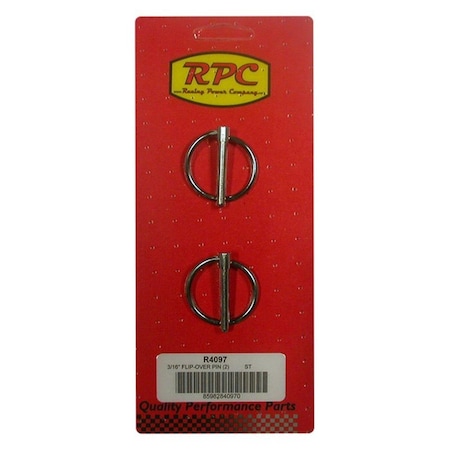Racing Power R4097 0.18 in. Chrome Torsion Pin Set RPC-R4097