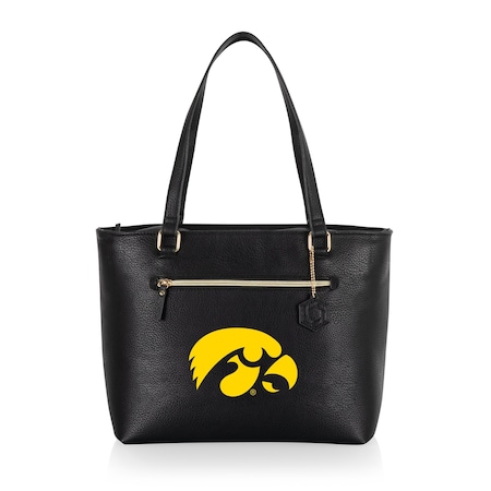 Picnic Time Family Of Brands NCAA Iowa Hawkeyes Uptown Cooler Tote Bag - Insulated Lunch Bag 743-01-179-224-0