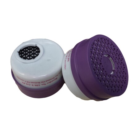 Comfort-Air Acid Gases/P100 Cartridge Combination MEETS OSHA SILICA DUST REQUIREMENTS, 30PK 158T21LP0B60