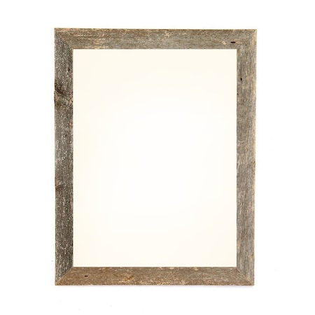 Homeroots 16" x 20" Gray Solid Wood Hanging Picture Frame 380280