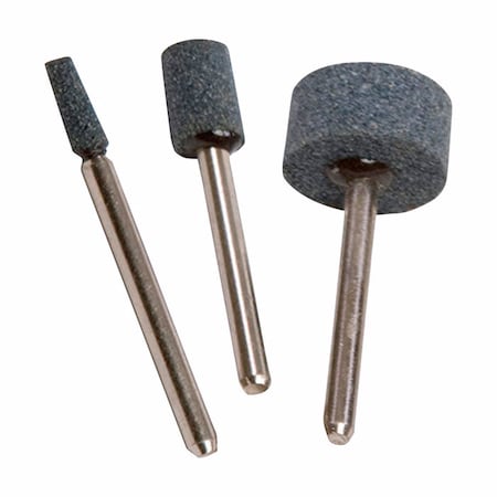 Forney Aluminum Oxide Mounted Point Set Assorted Shapes 30000 rpm 3 pc 60221
