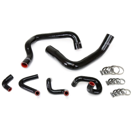 Hps Performance High Temp Reinforced Silicone Radiator and Heater Coolant Hose Kit, Black,  57-1010-BLK