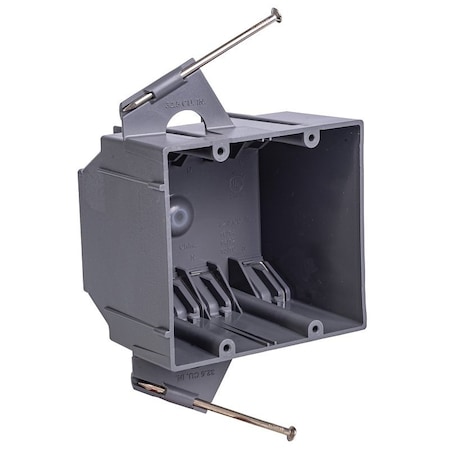 Gardner Bender Electrical Box Cover, Square, PVC BOX-ND32