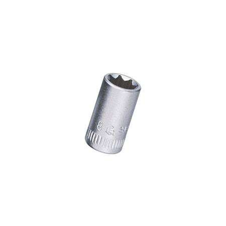 Genius Tools 1/4in Dr. 1/4in Double Square Hand Socket 262508