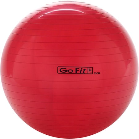 Gofit Exercise Ball with Pump (55cm; Red) GF-55BALL