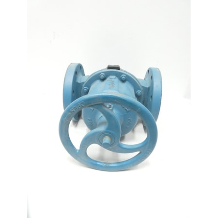 Itt DIA-FLOW MANUAL IRON FLANGED 4IN DIAPHRAGM VALVE 4-2831-ST-902-0CR-SQD1-SQD2-SP88CATC