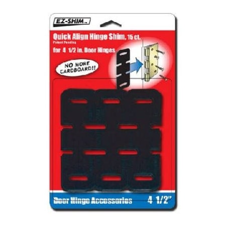Ez-Shim 15Pk 4.5" Hinge Shim HS450BP