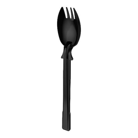 Dixie Disposable Spork, Black, Plastic, PK960 DUSSPR5