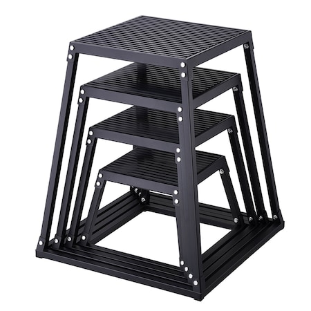 Vevor 12/18/24/30 Inch Plyometric Jump Box Fitness Exercise Plyo Box Step Cross SS-B-12-18-24-30