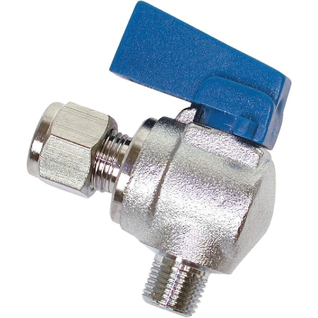 Dial Mfg Dial 1/4'' C X 1/8'' MPT Angle Ball Valve 9443
