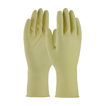 Cleanteam Single Use Class 10 Cleanroom Latex Glove with Fully Textured Grip, 12", 10PK 4269