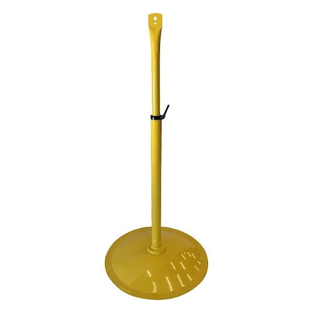 Hessaire PedestalBase, Yellow, Steel, 34inDia PDS36