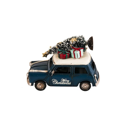 Homeroots c19060s Mini Cooper Christmas Sculpture 401195