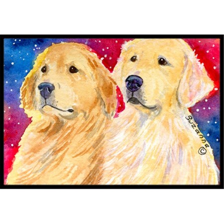 Carolines Treasures 18 x 27 in. Golden Retriever Indoor Outdoor Doormat CA79151