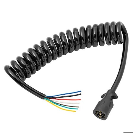 Draw-Tite COILED 7WAY 8FT MOLDED TRAILER CONNECTOR 54006-044