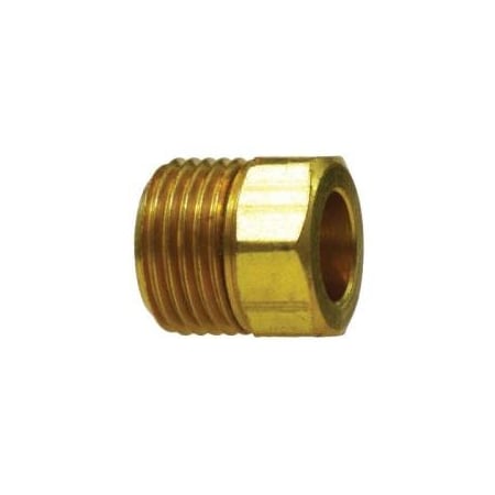 First Fitting & Fastener 1/4 BRASS INVERTED FLARE NUT 12014MID