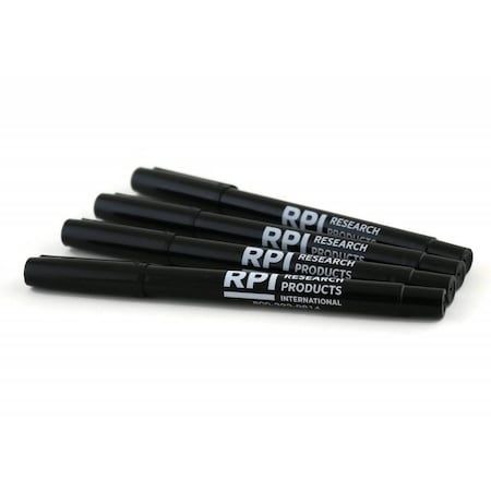 Total Promotions Super Fine Lab Markers, 0.4mm Tip, Black, 4 per Package, 4PK 248879BLK