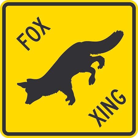 Lyle Fox Xing (W/Graphic), 24x24, Diamond Grade, Yellow G-12540-DG_24x24