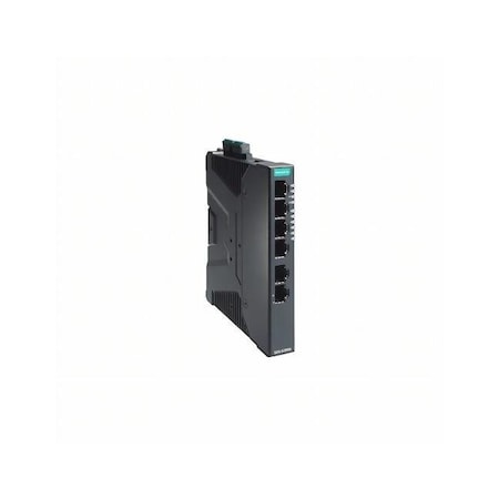 Moxa Compact industrial full Gigabit smart Ethernet switch with 6G ports, -10 to 60 degC SDS-G3006