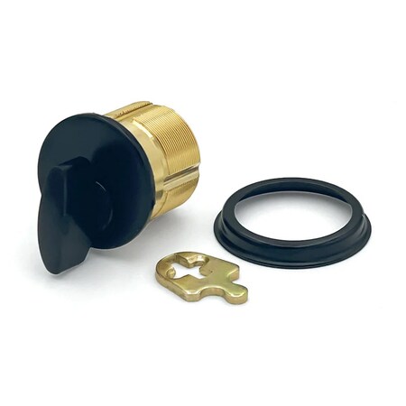 Ecs Hardware Durable Premium Thumb Turn Mortise Cylinder, 1-1/8 in 10B Oil Rubbed Bronze / Black ECSH-TMC02-10B