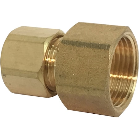Sioux Chief 1/4'' Compressionx1/4'' Female Flare Adapter with Gasket For Ice Maker Connection 907-480201