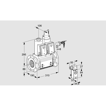 Honeywell Kromschroder VCS780F05NLWRB/P3PP/PPPP KS88207497