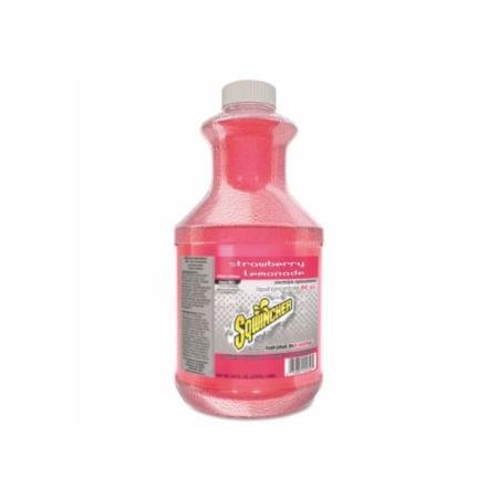 Sqwincher Liquid Concentrate, 64 oz, Bottle, Yields 5 gal, Strawberry Lemonade, 6 per case 690-159030319