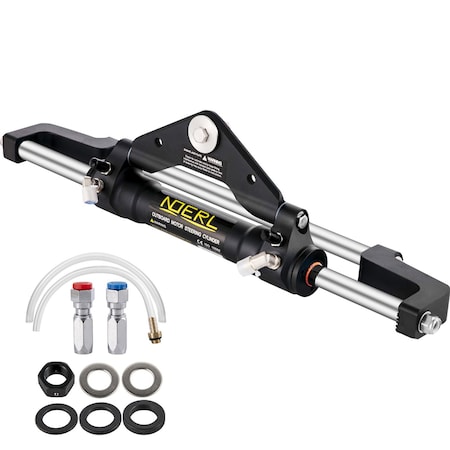 Vevor Hydraulic Steering Cylinder Outboard Steering Pump HC5345-3 Marine Rotary 300HP HC5345-3 Cylinder