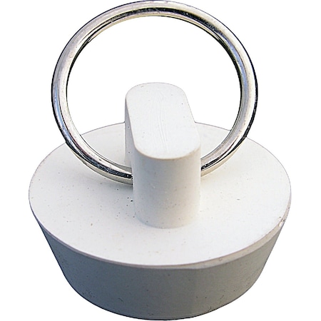 Westlake Pipe & Fittings Hollow 1'' Wht Sink Rubber Drain Stopper 2/1/3201