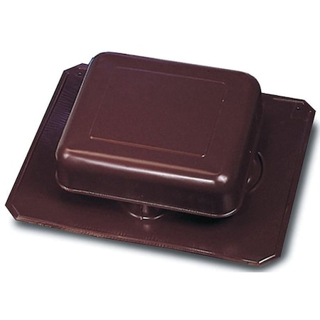 Master Flow Roof Louver, Aluminum, Brown R50ABR