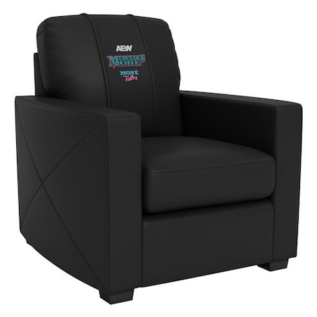 Dreamseat Silver Club Chair with AEW Mercedes Mone Logo XZ7759002CHCDBK-PSAEW0009
