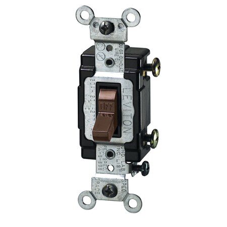 Leviton Toggl Switch 20A 1P Brwn S00-CS120-02S