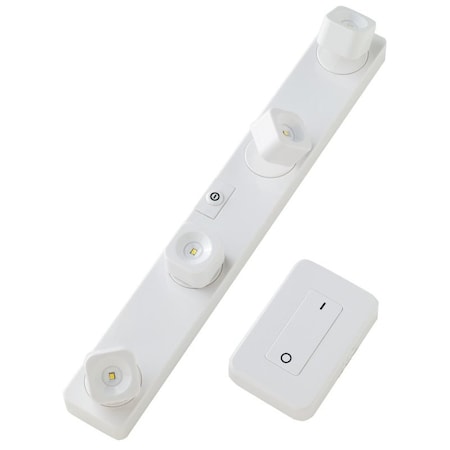 Light It! FastTrack Light Set, AA Battery, Alkaline Battery, 4Lamp, LED Lamp, 55 Lumens, 4000 K Color Temp 30036-308