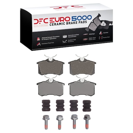 Dfc 5000 Euro Ceramic Disc Brake Pad Set, 1600-0340-05
