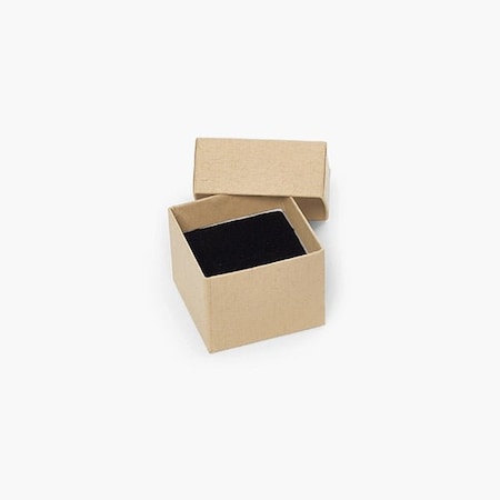 Nashville Wraps Brown Kraft Recycled Jewelry Boxes, 1.5x1.5x1.25, Insert, 100PK 400K