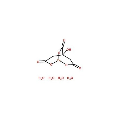 Ak Scientific Iron citrate tetrahydrate (100g), CAS 334024-15-6 7625AF-100g