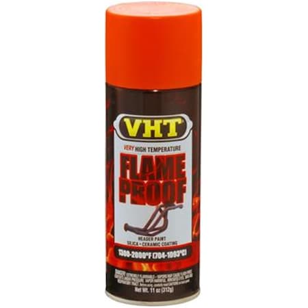 Vht SP114 Flameproof Coating Flat Orange Paint Can 11 Oz. S24-SP114