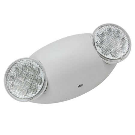 Exitronix LED-95 Series LED Emergency Light, Dual Adjustable Heads, Thermoplastic LED-95-WH