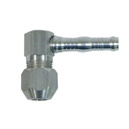 S.U.R. & R. Auto Parts #6 Hose to 90deg 5/16" Cmprssn Union (1) SRRAC26516