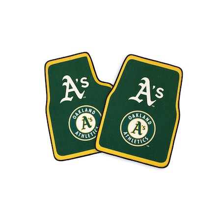 Coverking UNIVERSAL FLOORMAT WITH OAKLAND ATHLETICS LOGO H6TKP9
