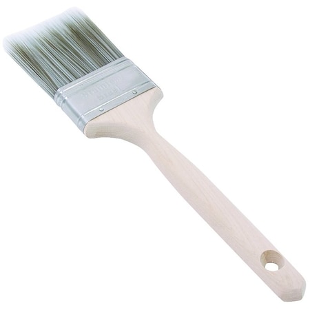 Linzer Paint Brush, 2-1/2 in W, 2-3/4 in L Bristle, Nylon/Polyester Bristle, Flat Sash Handle 2862-2.5