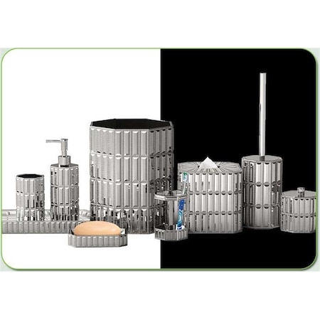 Nu Steel Glitz Chrome Swab-Cotton Container GLT1CH