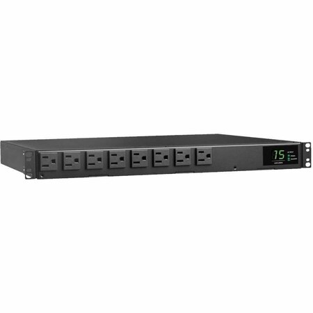 Tripp Lite PDU, 12 ft Cord L, 1 3/4 in H, 15 A PDUMH15ATS