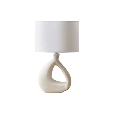 Monarch Specialties Lighting, 23"h, Table Lamp, Ivory Resin, Ivory / Cream Shade, Contemporary I 9880