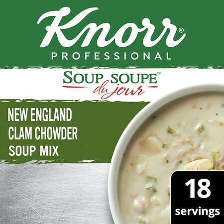 Knorr Professional Soup Du Jour New England Clam Chowder Soup Mix, 27 Ounce, 4PK 68629450