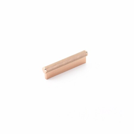 Schaub 4in Center to Center Modo Cabinet Pull Polished Rose Gold Finish 1201-PRG
