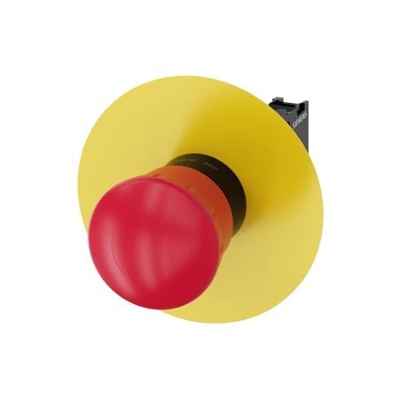 Siemens EMERGENCY STOP mushroom pushbutton 22 mm 3SU1100-1HB20-1CF0