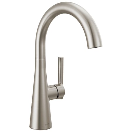 Delta Single Handle Bar Prep Faucet In Spotshield Stainless 14882LF-SP